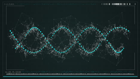 digitally generated dna structure