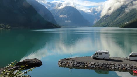 family vacation travel rv, holiday trip in motorhome