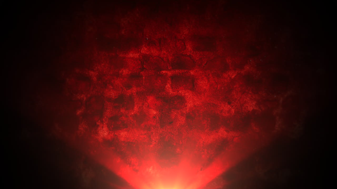 luz roja llamativa contra un fondo oscuro