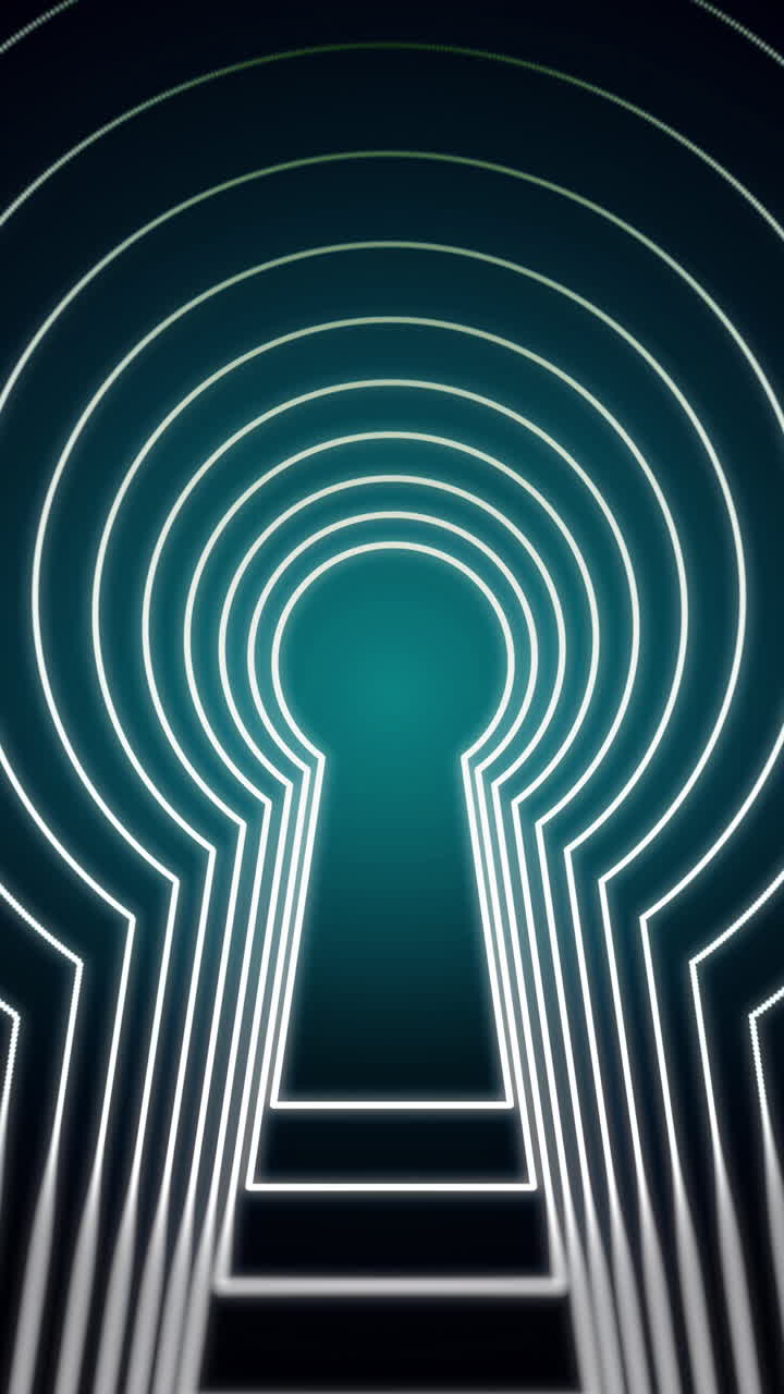 diseño abstracto del agujero de la llave