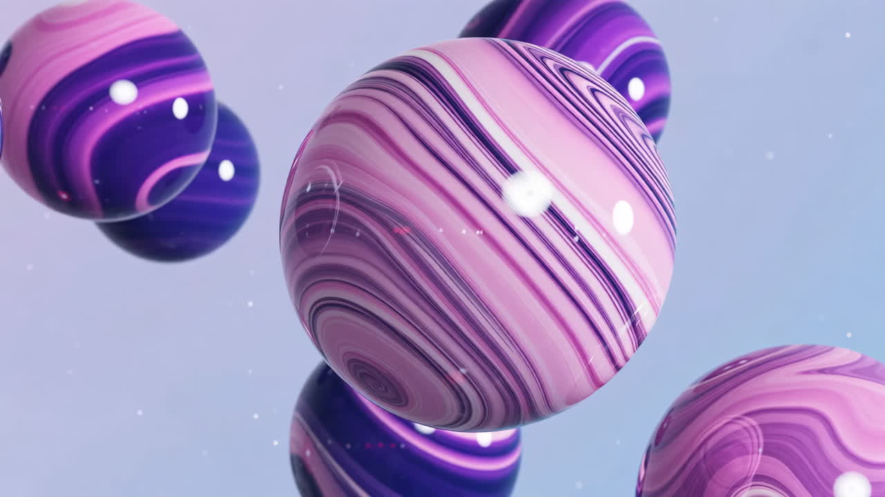 추상적인 3d 구체