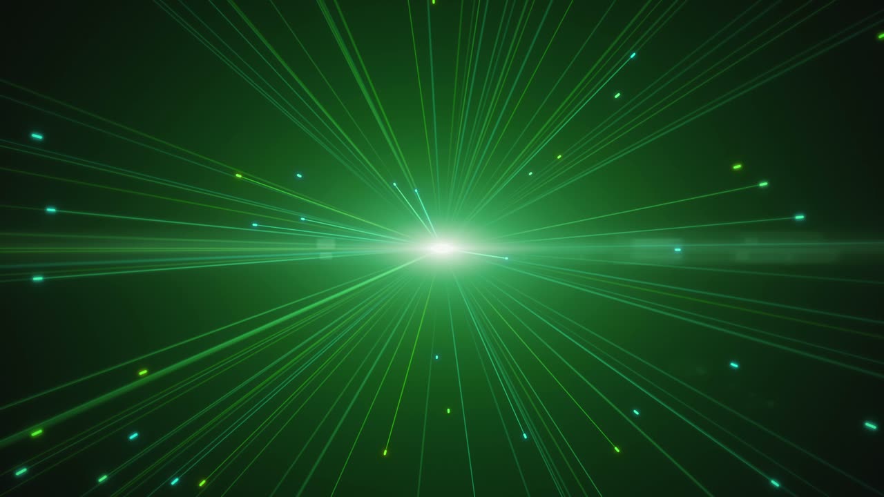 Abstract Glowing Explosion Lines Background