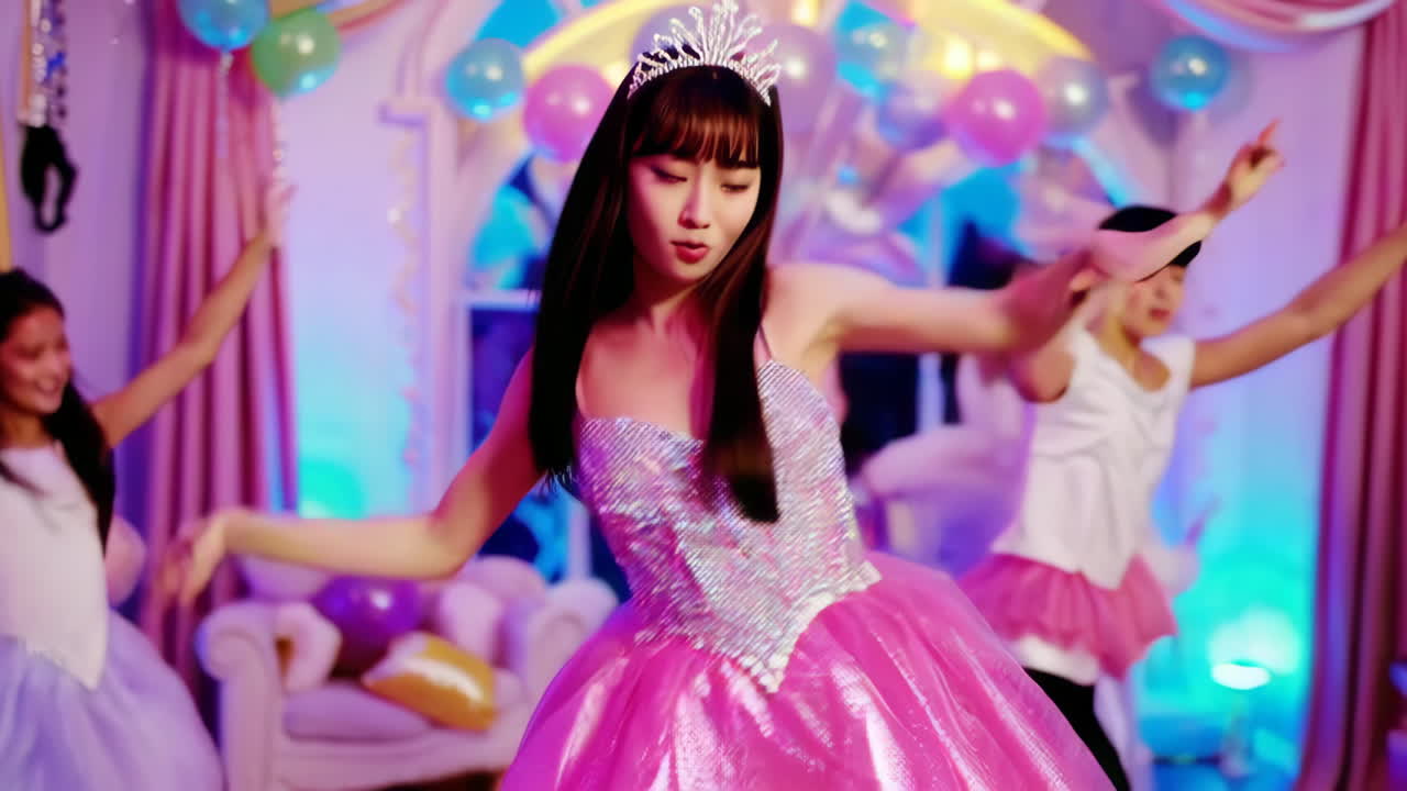 K-Pop Girl Group Party Music Video