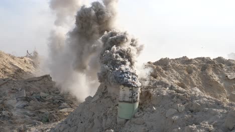 smoke bomb to hide soldiers during war, israel-hamas war 2023