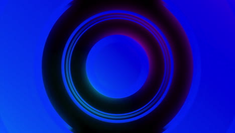 círculos azules abstractos