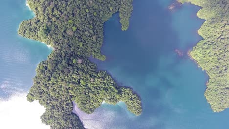 aerial view on cheow lan lake, thailand