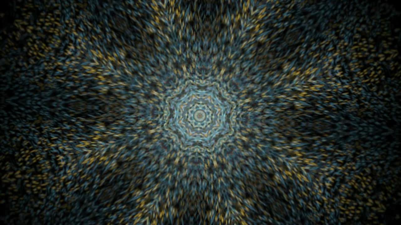 patrón oriental con efectos de caleidoscopio