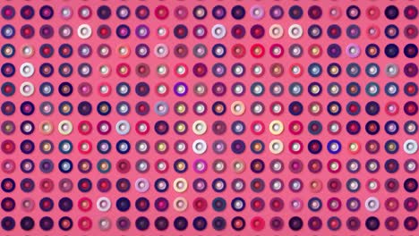 patrón abstracto de círculos en rosa y púrpura