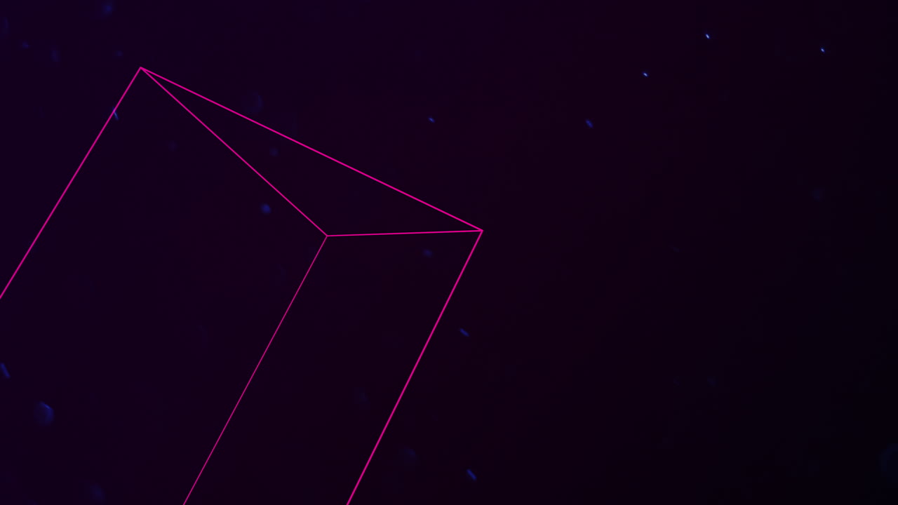 formas geométricas rojas abstractas en el espacio con polvo