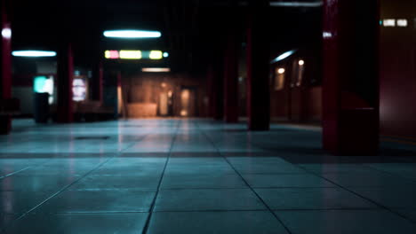 empty train station during the covid-19 pandemic