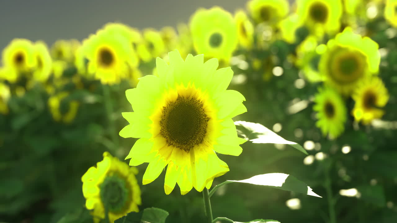 Vibrant Sunflower Field