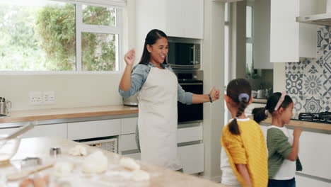 Dance,-baking-and-a-mother-with-her-children