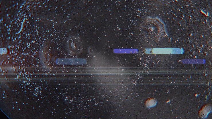 Abstract Film Grain and Glitch Texture Overlay