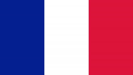 the flag of france appearing under the name of the country