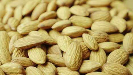 semillas de almendras nueces del bosque comida saludable 4k video de 10 bits