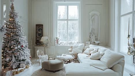 luxury christmas living room