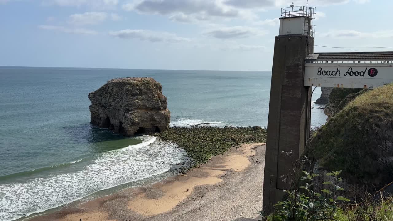 Marsden rock formation boulder north east england sea sunderland whitburn tyne and wear