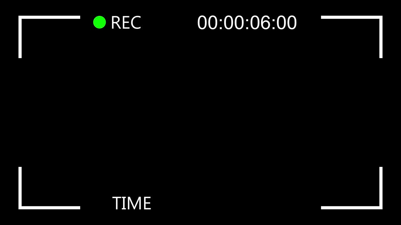 Video Camera Screen Interface. Recording interface