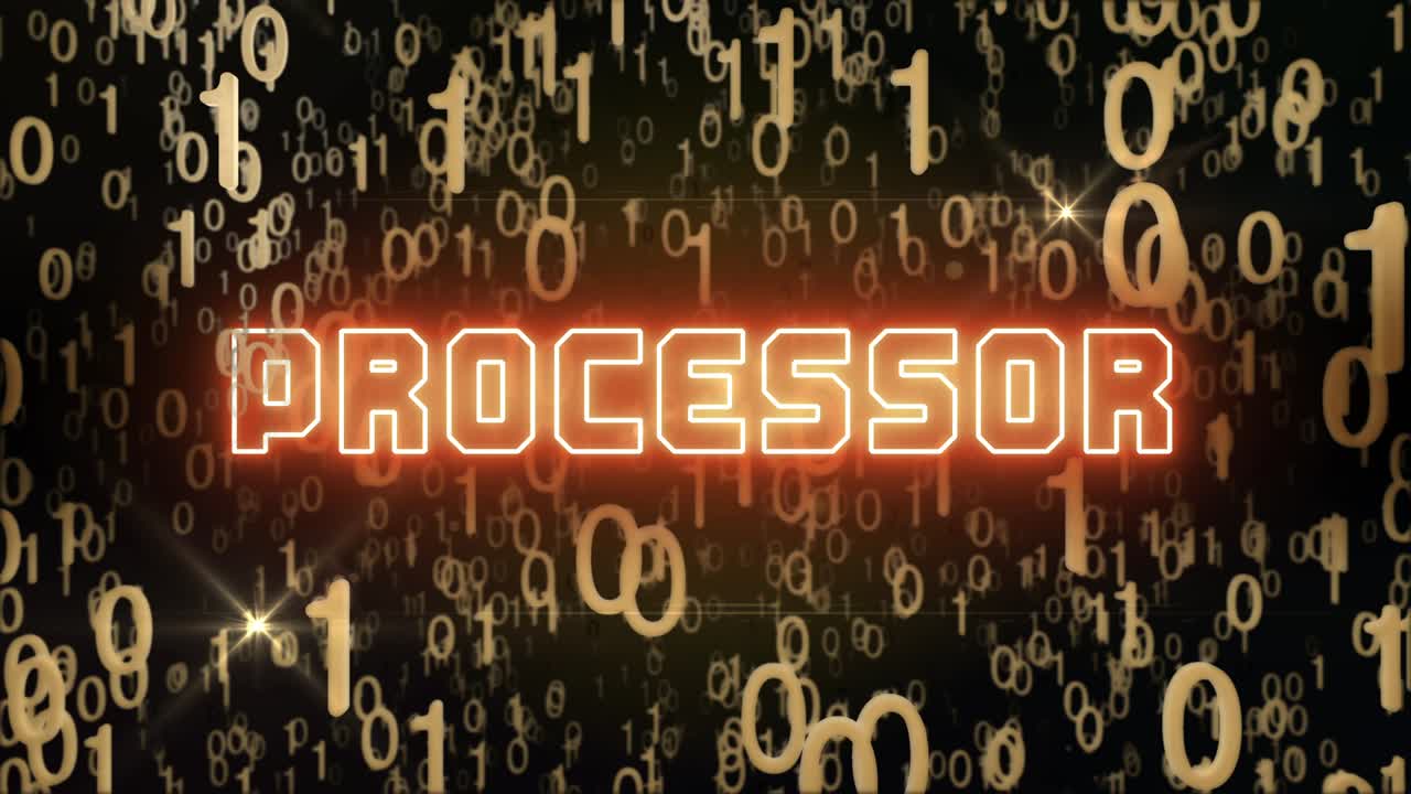 디지털 코드를 가진 골든 프로세서 개념