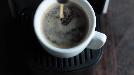 coffee beans in coffee mug