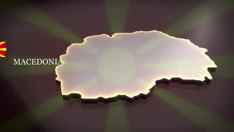 mapa animado en 3d de macedonia (firm)