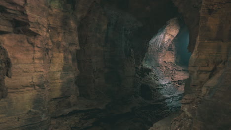 dark and mysterious cave entrance