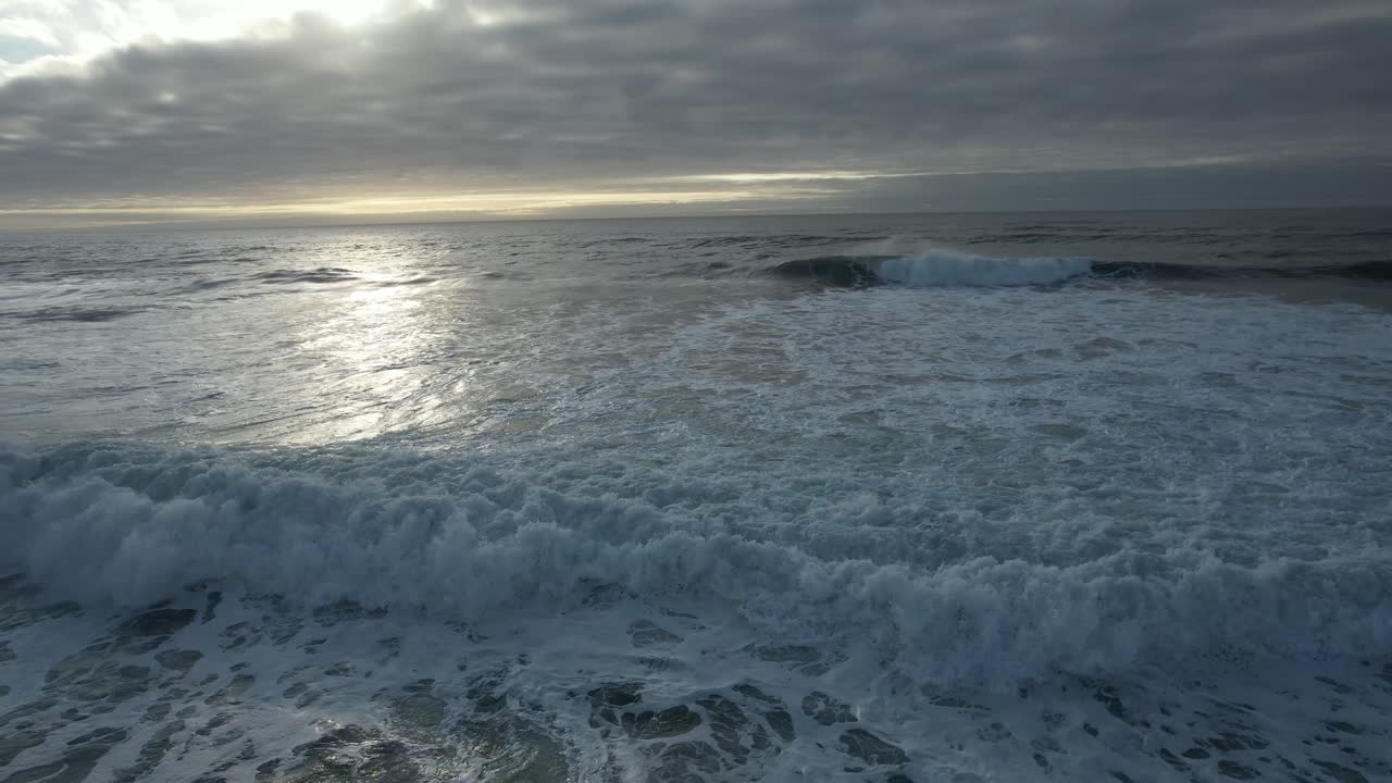 바다 조감도에서 폭풍