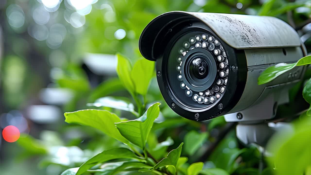 Security Camera Blending with Nature