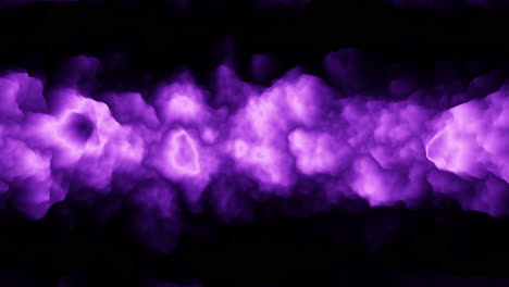 Nubes-Púrpuras-Místicas-Oscuras-Que-Fluyen-En-El-Espacio-Negro