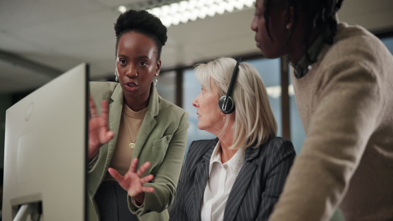 Business team collaborating in the office