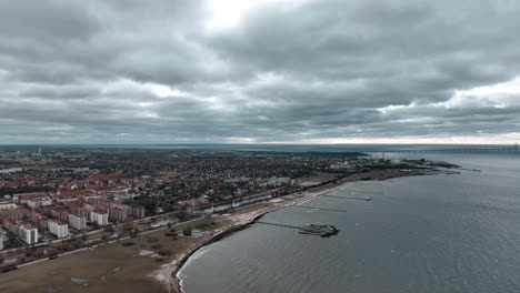 Drohnenaufnahmen-Von-Malmö,-Schweden