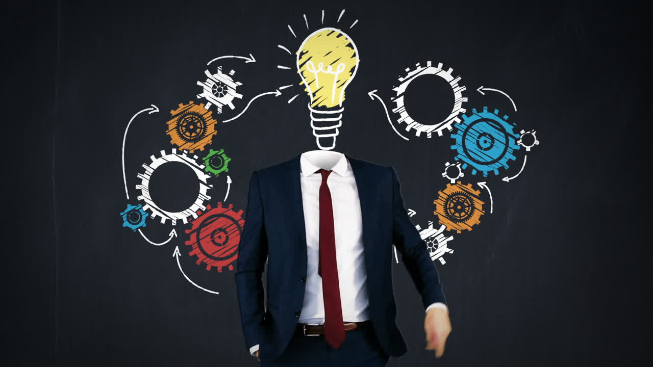 Businessman standing with arms crossed
