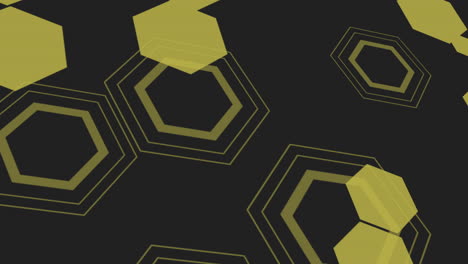 Symmetrical-black-and-gold-hexagonal-pattern-with-modern-elegance