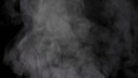 smoke or steam on transparent background with alpha channel