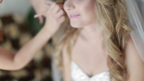 beautiful bride portrait wedding makeup