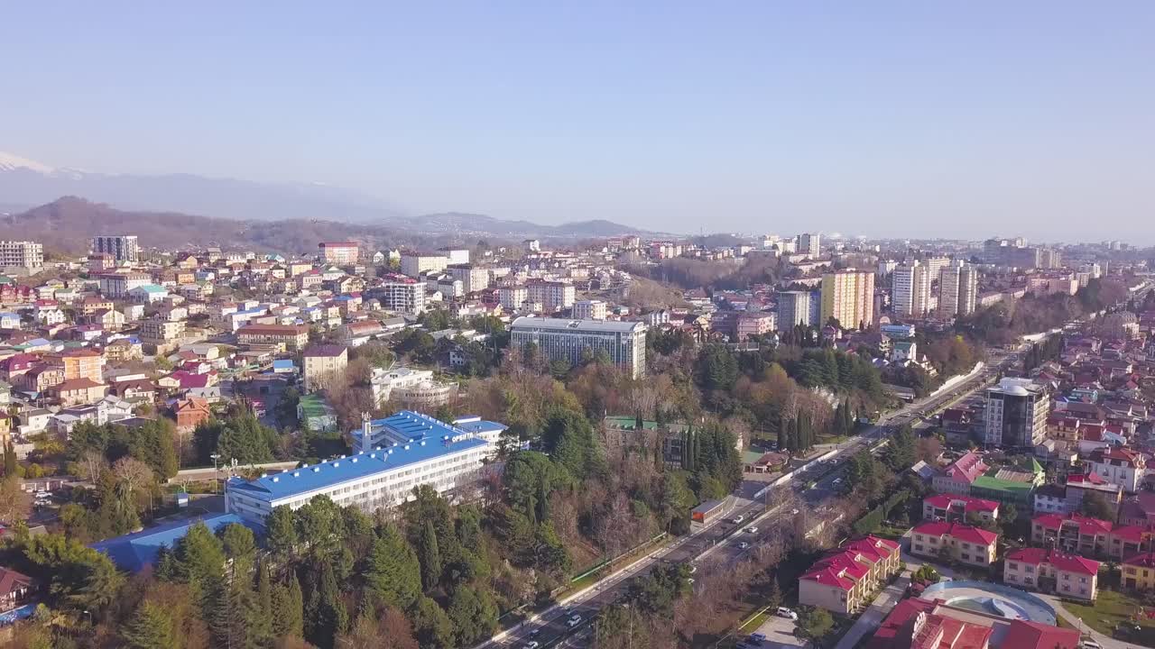 vista aérea del paisaje urbano