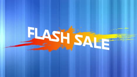 Flash-Sale-Grafik-Auf-Blauem-Hintergrund