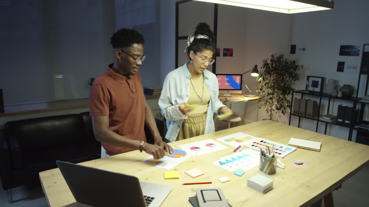 Diverse Colleagues Working on Creative Project