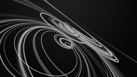 magical animation with particle stripe object in slow motion, 4096x2304 loop 4k
