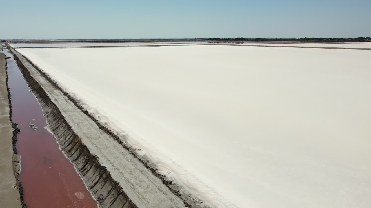 Luftfoto af saltsletter