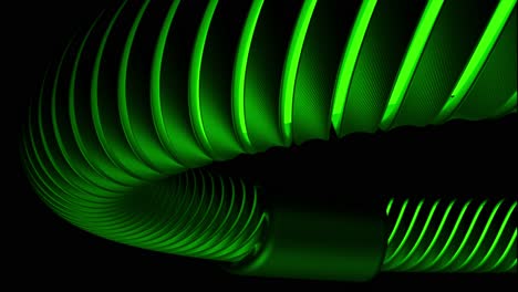 abstract green spiral