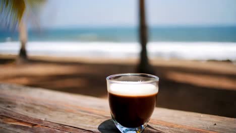 coffee on the beach