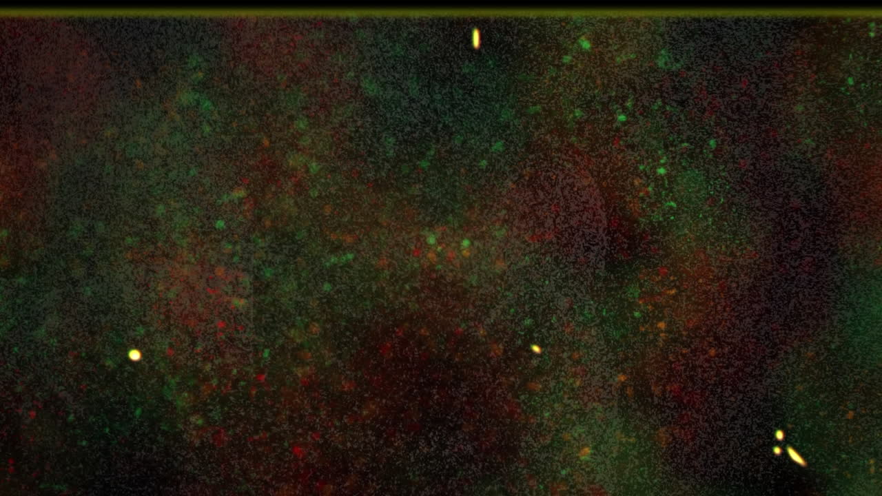 animación de arañazos coloridos en un fondo marrón con textura