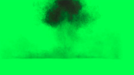 explosion green screen effect