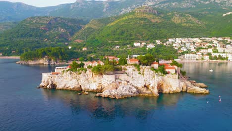 iconic destination of sv.stefan, aman resorts, montenegro