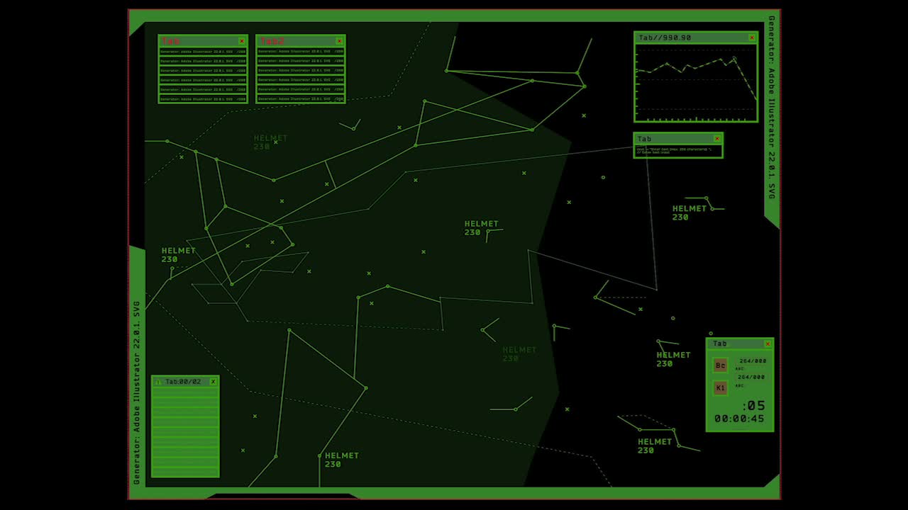 Retro HUD UI