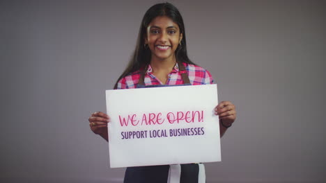 young female local business owner