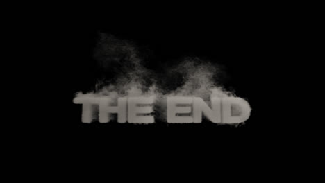 the end - smoke animation