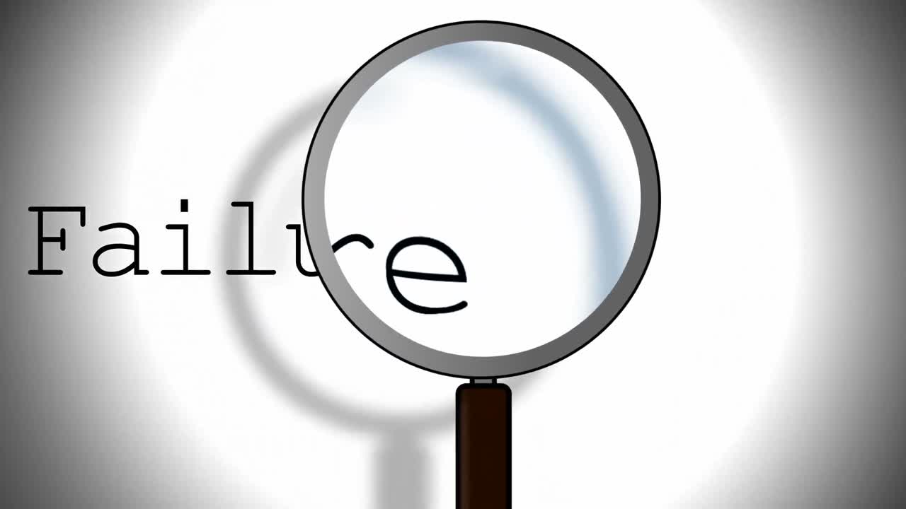 lente de aumento de fallo