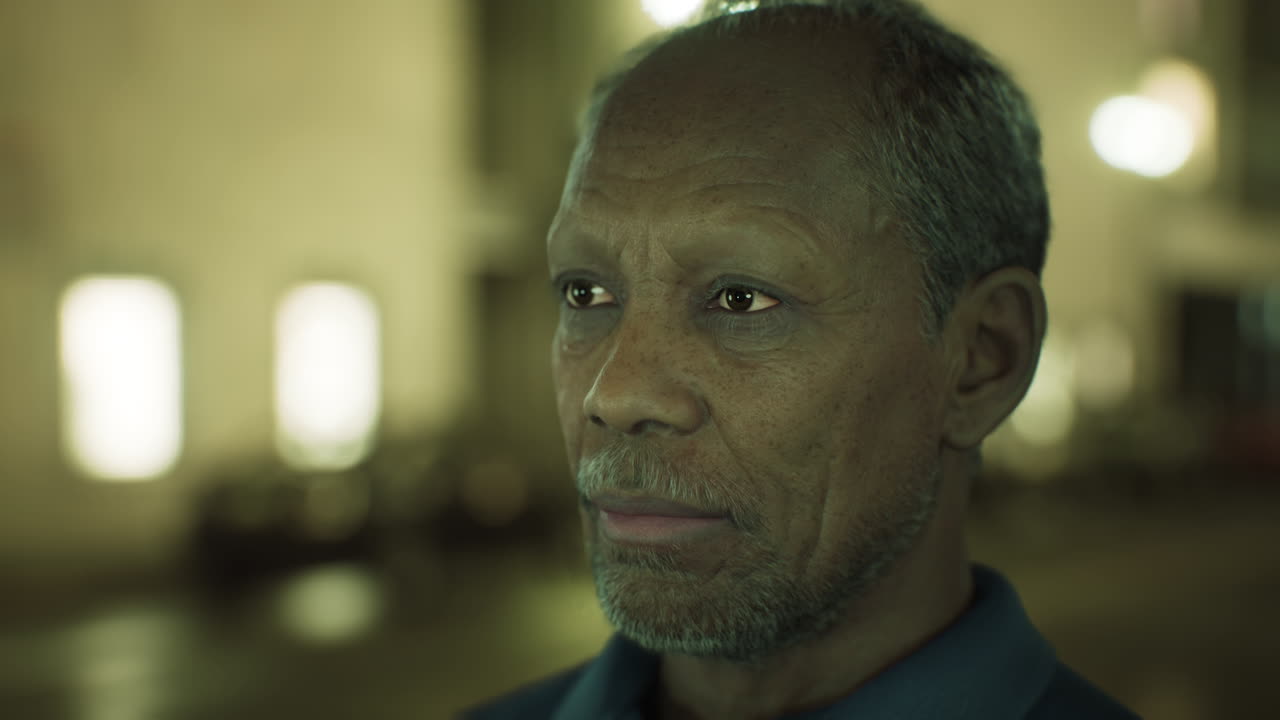 retrato de un hombre de negocios afroamericano maduro en la ciudad